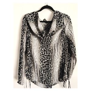 Lane Bryant Animal Print Blouse